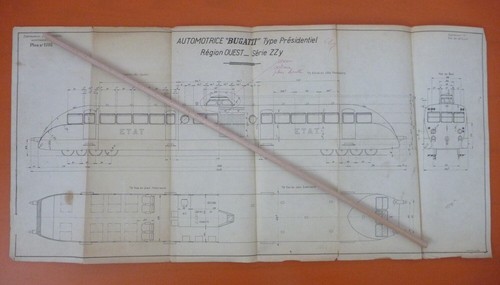 Autorail bugatti présidentiel - autorail,