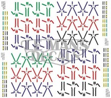 Decals Harnais Baquet Harnais Ceinture de sécurité 1:43 1:32 1:24 1:18...