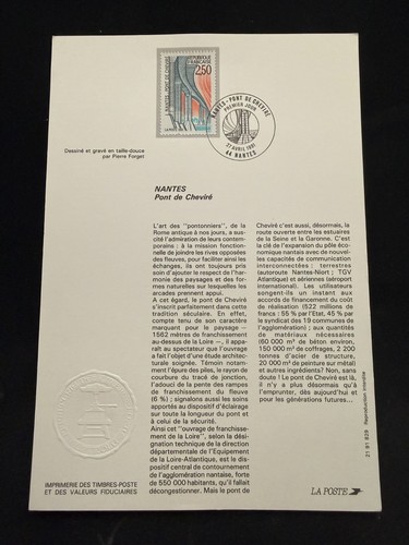 Encart philatélique 1er jour - encart,