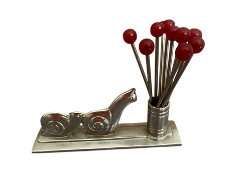 Escargot porte piques art - escargot,