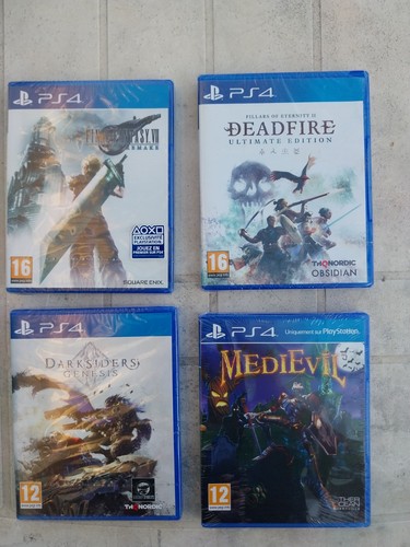 Lot jeux ps4 fantaisy rpg - lot,