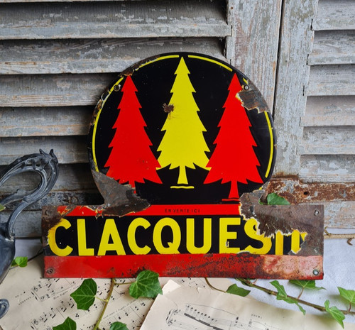Ancienne plaque emaillee - plaque,