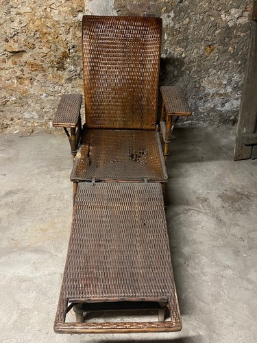 Chaise longue transat ancien - transat,