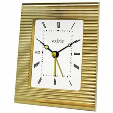 Réveil de voyage quartz doré Vedette