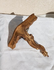 Jolie petite Console d'Applique d'a ancienne en Bois Sculpté Doré Style Louis XV