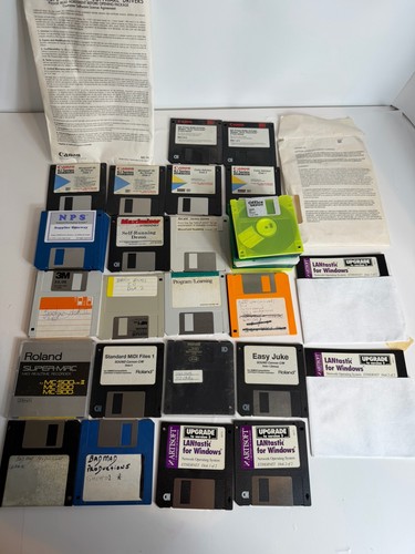 Vintage floppy disks - vintage,