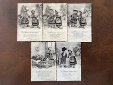 Lot de 5 cartes postales
