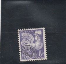 L7425 FRANCE TIMBRE N° Y&T PREOBLITERE 109 de 1953-59  " Coq Gaulois " Oblitéré