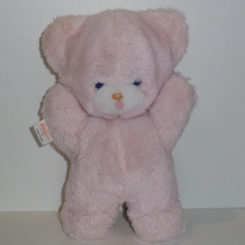 Doudou ours boulgom rose - doudou,