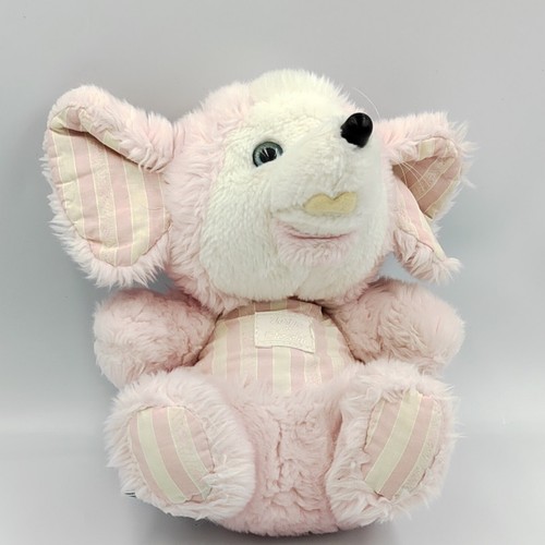 Doudou peluche souris rose