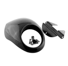 Carénage de phare avant noir "ouvert" pour Harley Sportster Dyna FX XL