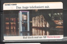TÉLÉCARTE 12 DM ALLEMAGNE - DAS AUGE TELEFONIERT MIT - CARTE TÉLÉPHONE ALLEMANDE