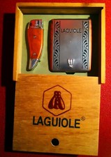 Coffret Laguiole Briquet gaz, rechargeable étui à cigarettes
