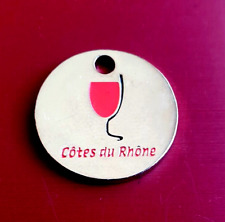 JETON DE CADDIE METAL ♦ Vin Côte Du Rhône