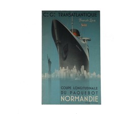 PAQUEBOT NORMANDIE - PLAN EN