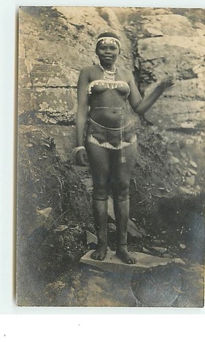 Carte photo afrique femme - -,