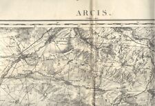 ARCIS sur AUBE Carte