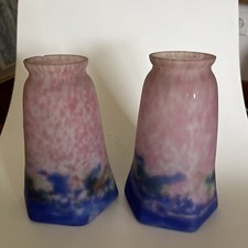 2 Tulipes Globes Muller Frères Luneville Daum Lalique