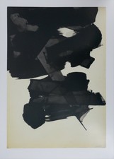 Pierre soulages encre sur - soulages, :