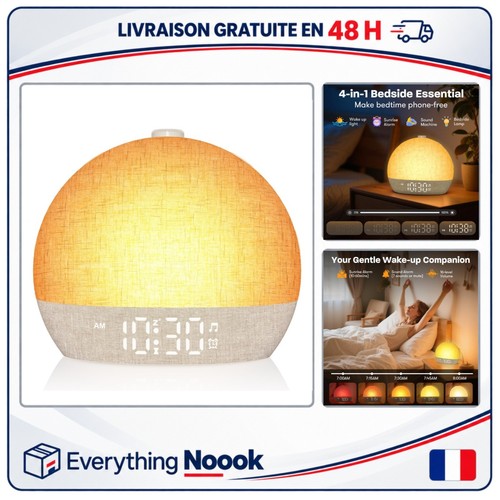 Aruqo réveil lumineux - réveil,