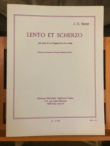 Barat lento et scherzo - j.e.,