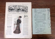 LA MODE ILLUSTREE Année Year 1903  # 46 (15 Nov.) + PATRON / Original PATTERN
