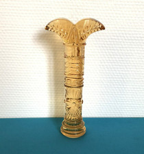 totem LA SIRENE cristal ambre signé SAINT LOUIS 19,5 cm Sculpture Cristallerie