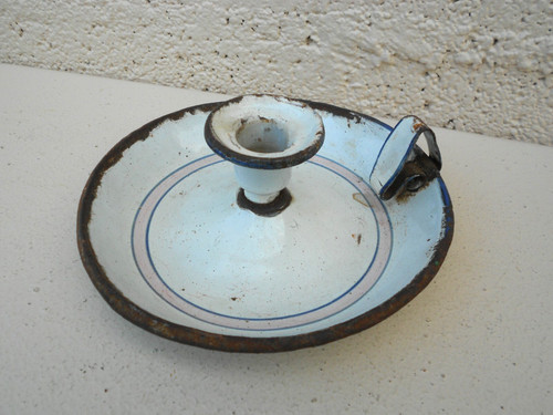 Ancien chandelier bougeoir - ancien,