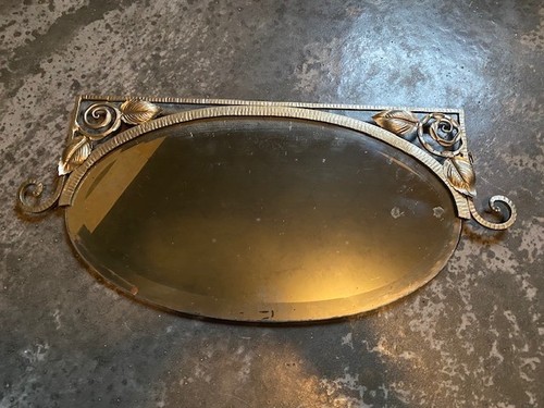 Miroir ovale art déco - ovale,