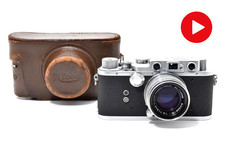 Lire [Presque comme neuf avec étui] Appareil photo argentique télémétrique Ni...