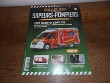 Fascicule Booklet fascículo camions sapeurs pompiers fire truck Fiat Ducato VSAV
