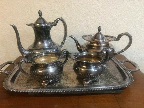 Vintage complete silver plate - vintage,