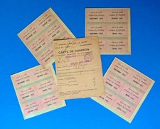 WW1 - Carte de Charbon 1920-21