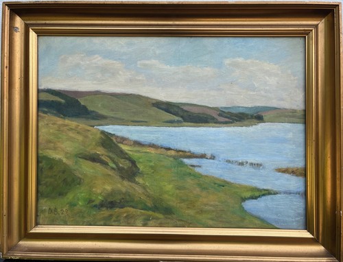 Peinture huile paysage - peinture, à