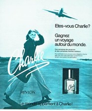 PUBLICITE ADVERTISING 0217  1978  parfum femme Charlie par Revlon