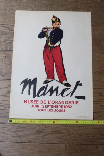 Affiche manet 1932 fifre - affiche,