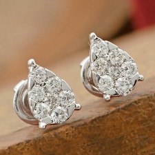 0.39 CT H / Si Rond Diamant