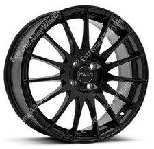 16 " Noir Pulse Roues Alliage Pour Citroen C1 Peugeot 107 108 4x100