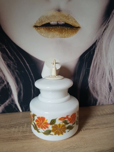 Ancien lustre blanc opaline - lustre,