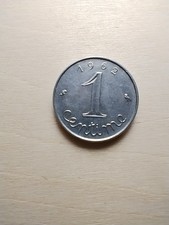  rare monnaie de 1 centime épi 1962 avec petit rebord dans le "m" de centime