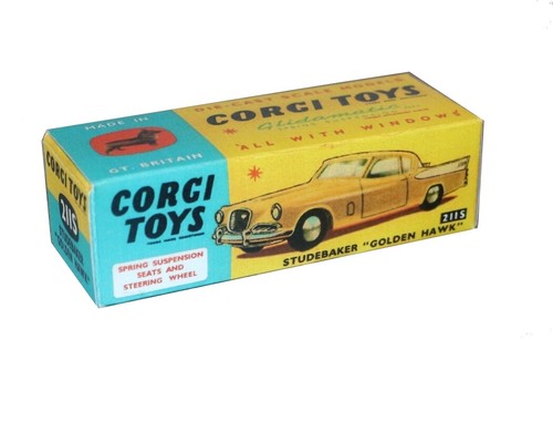 Corgi toys boîte box repro
