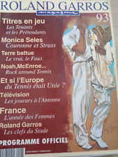 TENNIS - Roland Garros 1993 -