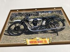 Norton 500 model 18 1924 fiche carte moto passion collection Atlas