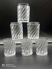 6 Verres Gobelets en Cristal