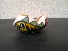 CENDRIER EN CERAMIQUE SIGNE TOLEDO DECOR POISSON