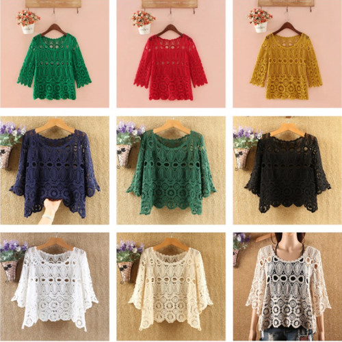 Femme creux crochet haut - femme,