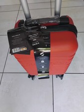 Valise compatible cabine, Manoukian 20x31x47,5cm, roulettes 360°, Rouge