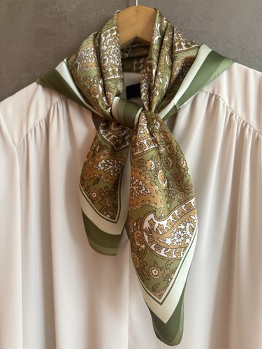 Foulard kaki camel beige - kaki,