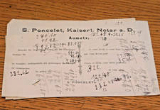 1915 COMPTE notaire PONCELET