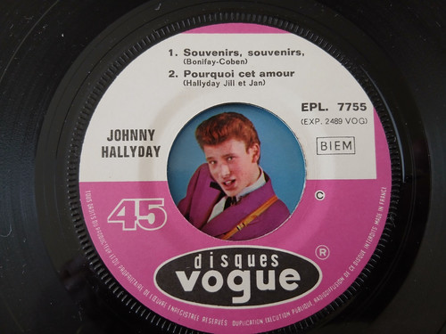 Johnny hallyday epl vogue - hallyday,